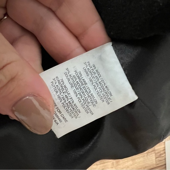 J. Crew Black Chateau Parka Italian Stadium Cloth Wool Jacket - Picture 11 of 16